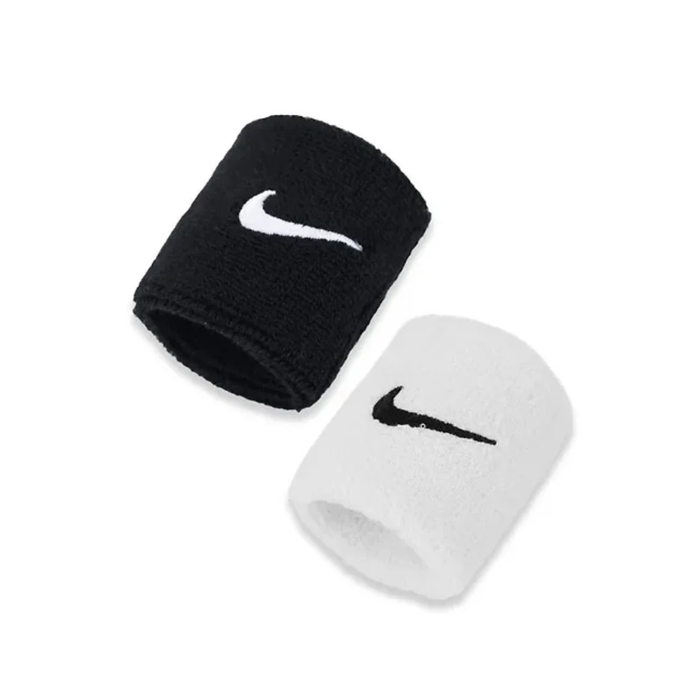 Nike Swoosh Classic WristBand- (Black/White/Black)