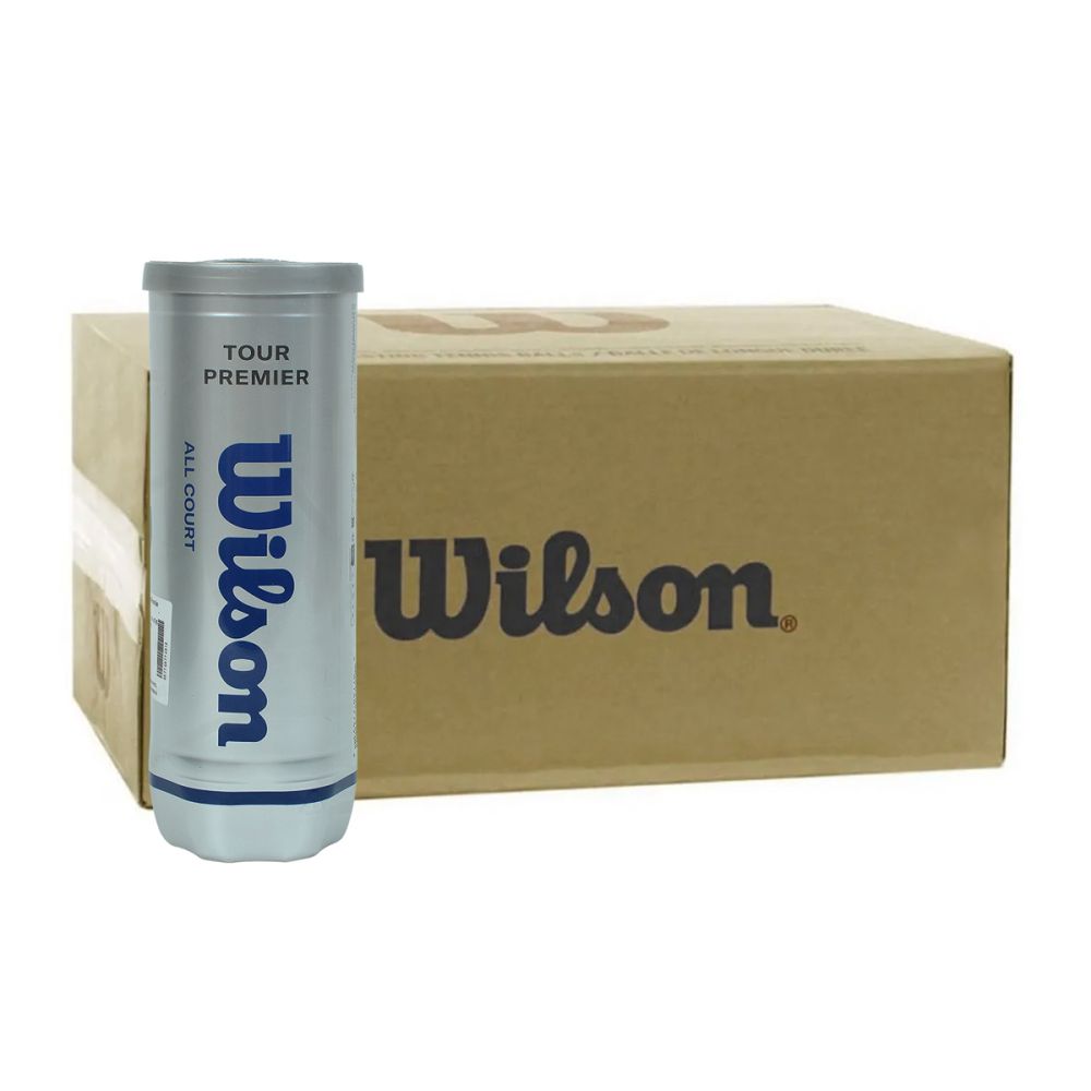 Wilson Tour Premier Tennis Balls 24 Cans (72 Balls) - All Court Bulk Carton (Copy)