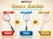 Yonex Astrox vs Nanoflare vs Arcsaber comparison guide for Indian badminton players 2026