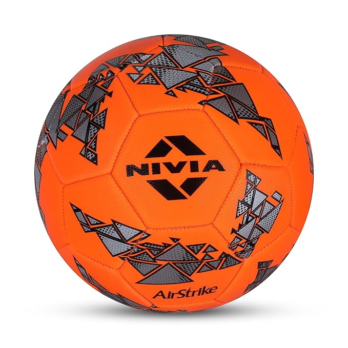 Nivia Air Strike Football Size 5 for Kids Under 12 Training and Practice - Sports Galaxy - Online Sports Store in India Nivia Air Strike Football Size 5 for Kids Under 12 Training and Practice - Image 3