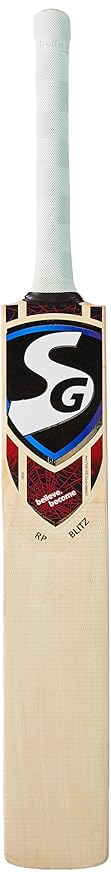 SG RP Blitz Bat Size 4 Junior Combo Cricket Bat with English Willow Face and Kashmir Base