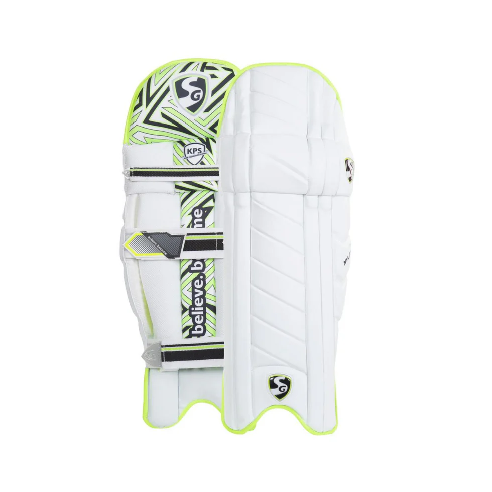 SG HP NYLITE Cricket Batting Legguards (Adult) - Lightweight Pads for Club & Academy Players