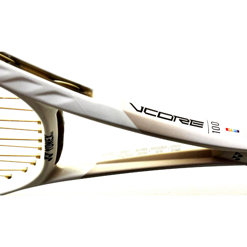 Yonex VCORE 100 Sand Beige 2025 Tennis Racket - 300g (USED) - Sports Galaxy - Online Sports Store in India Yonex VCORE 100 Sand Beige 2025 Tennis Racket - 300g (USED) - Image 7