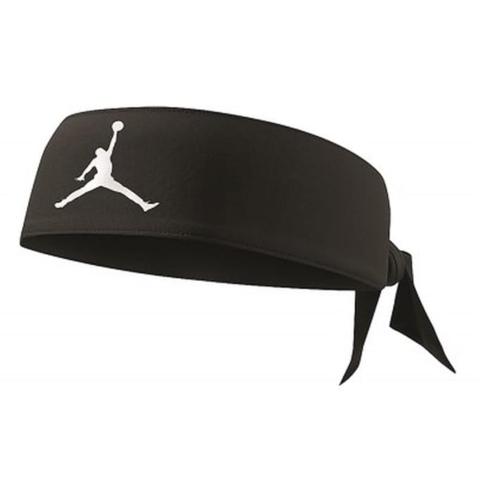Sports Galaxy - Online Sports Store in India - Sports Galaxy - Online Sports Store in India Jordan Dri-Fit Jumpan Head Tie Band (Black/White)