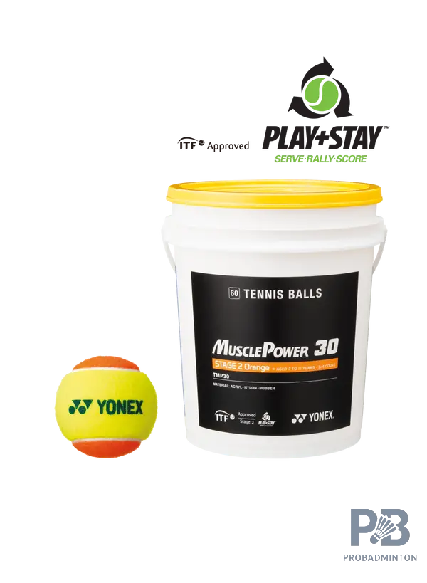 Buy Tennis Balls online at Best Prices in India - Sports Galaxy - Online Sports Store in India Yonex Muscle Power 30 Orange Tennis Balls (60 balls pack)