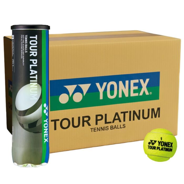 Buy Tennis Balls online at Best Prices in India - Sports Galaxy - Online Sports Store in India Yonex Tour Platinum Tennis Ball (18 Cans of 4-Ball) - ITF Approved Tournament Grade All Court