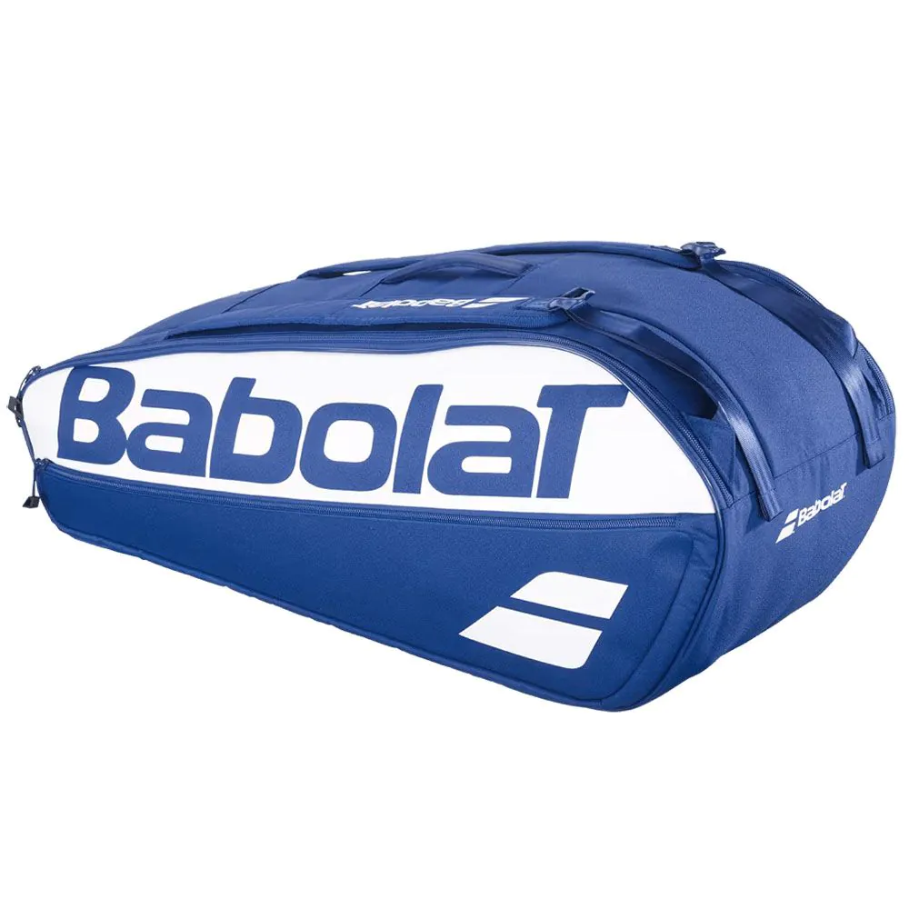 Babolat Court L Tennis Bag - 9 Racquet Capacity, 65L Eco Recycled PET with Two Main Compartments - Blue - Sports Galaxy - Online Sports Store in India Babolat Court L Tennis Bag - 9 Racquet Capacity, 65L Eco Recycled PET with Two Main Compartments - Blue - Image 4