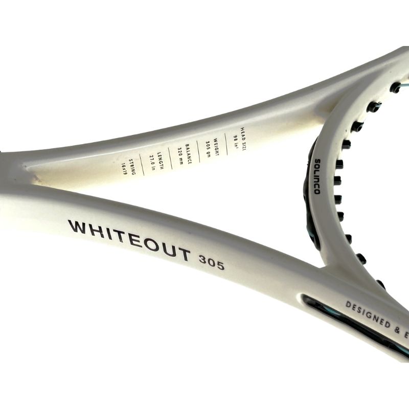 Solinco Whiteout V1 Tennis Racket (305gm) - USED - Sports Galaxy - Online Sports Store in India Solinco Whiteout V1 Tennis Racket (305gm) - USED - Image 3