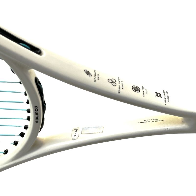Solinco Whiteout V1 Tennis Racket (305gm) - USED - Sports Galaxy - Online Sports Store in India Solinco Whiteout V1 Tennis Racket (305gm) - USED - Image 7