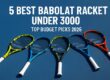 babolat racket under 3000
