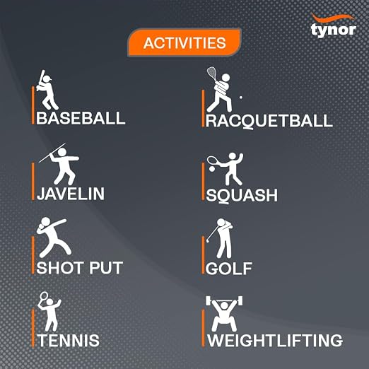 Tynor Elbow Support Air Pro - Four-Way Stretch with Anti-Slip Silicone Grip and Compression (Color May Vary) - Sports Galaxy - Online Sports Store in India Tynor Elbow Support Air Pro - Four-Way Stretch with Anti-Slip Silicone Grip and Compression (Color May Vary) - Image 3