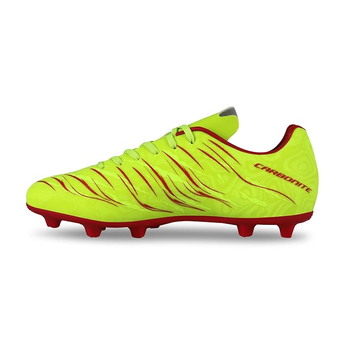 Nivia Carbonite 6.0 Football Shoes Kids (SULPHUR GREEN) - Sports Galaxy - Online Sports Store in India Nivia Carbonite 6.0 Football Shoes Kids (SULPHUR GREEN) - Image 4