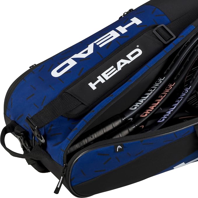Head Team Racquet Tennis Bag L (Blue/Black) - - Sports Galaxy - Online Sports Store in India Head Team Racquet Tennis Bag L (Blue/Black) - - Image 4