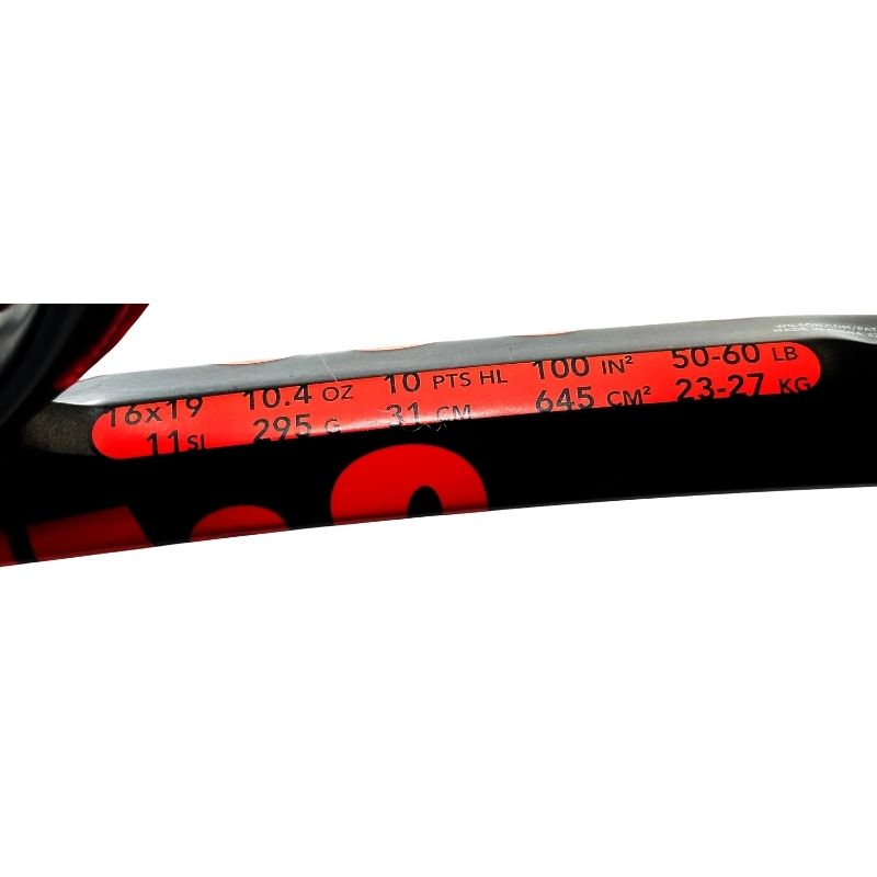 Used Wilson Clash 100 V3 Tennis Racket - 295g, 100 Sq In, Grip 3 (4 3/8) - Sports Galaxy - Online Sports Store in India Used Wilson Clash 100 V3 Tennis Racket - 295g, 100 Sq In, Grip 3 (4 3/8) - Image 7