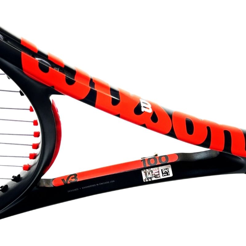 Used Wilson Clash 100 V3 Tennis Racket - 295g, 100 Sq In, Grip 3 (4 3/8) - Sports Galaxy - Online Sports Store in India Used Wilson Clash 100 V3 Tennis Racket - 295g, 100 Sq In, Grip 3 (4 3/8) - Image 8