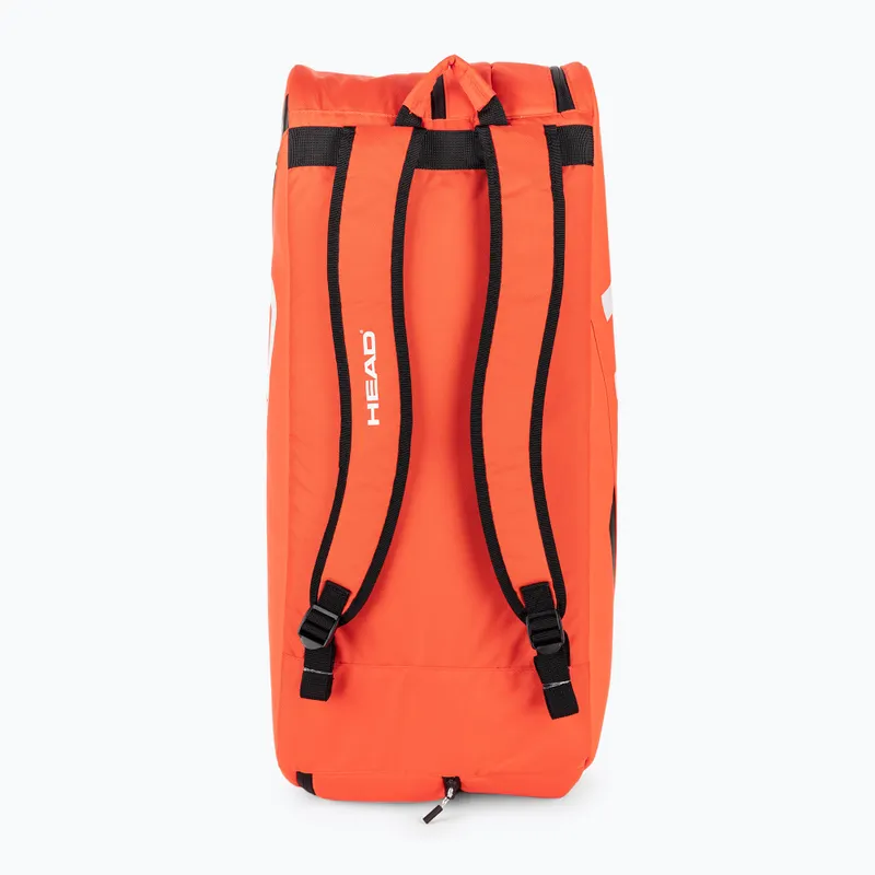 HEAD Tour Racquet Bag L Orange - 9 Racquet Tennis Kitbag - Sports Galaxy - Online Sports Store in India HEAD Tour Racquet Bag L Orange - 9 Racquet Tennis Kitbag - Image 4