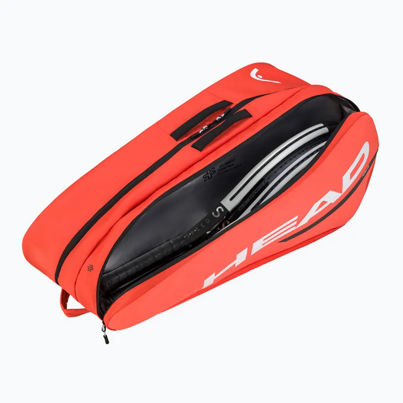 HEAD Tour Racquet Bag L Orange - 9 Racquet Tennis Kitbag - Sports Galaxy - Online Sports Store in India HEAD Tour Racquet Bag L Orange - 9 Racquet Tennis Kitbag - Image 3