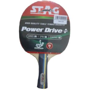 STAG POWER DRIVE PLUS Table Tennis Racquet | Lightweight Paddle for Superior Grip and Control