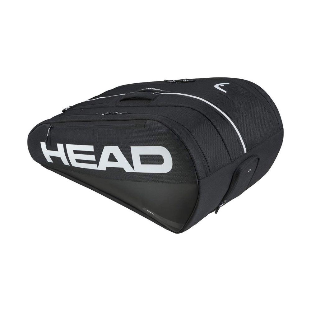 Sports Galaxy - Online Sports Store in India - Sports Galaxy - Online Sports Store in India HEAD Tour Racquet Bag XL BK - 12 Racquet Tennis Kitbag
