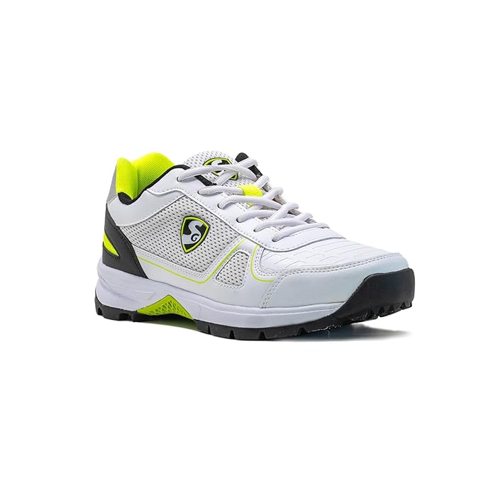SG Scorer 6.0 Cricket Shoes – (White/Aqua/Black)