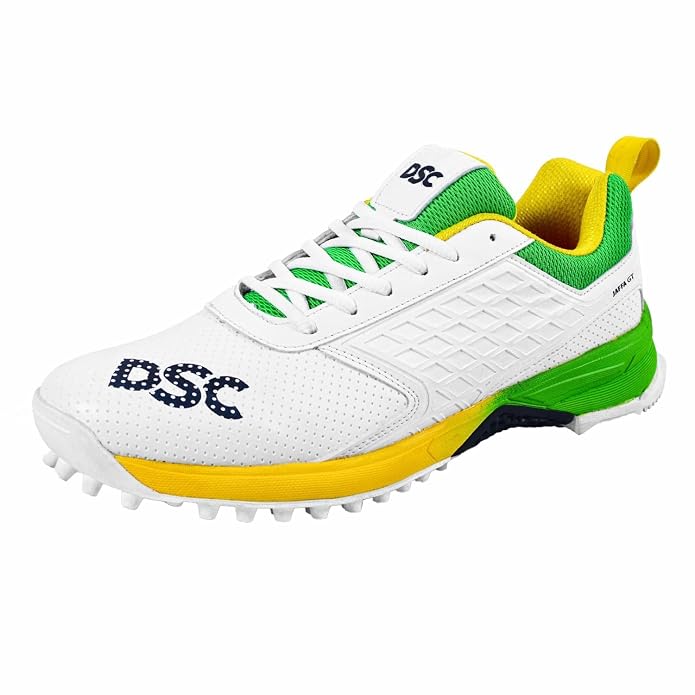 DSC JAFFA GT Cricket Shoes – (Yellow/Green) - Sports Galaxy - Online Sports Store in India DSC JAFFA GT Cricket Shoes – (Yellow/Green) - Image 9
