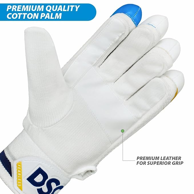 DSC Ruffle Batting Gloves - Sports Galaxy - Online Sports Store in India DSC Ruffle Batting Gloves - Image 3