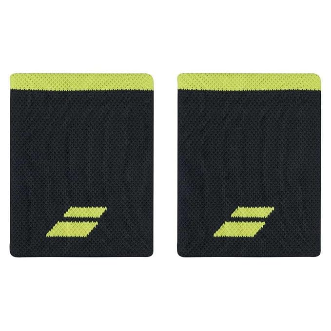 Sports Galaxy - Online Sports Store in India - Sports Galaxy - Online Sports Store in India Babolat Logo Jumbo Wristband Grey/Aero, Black – Superior Sweat Control