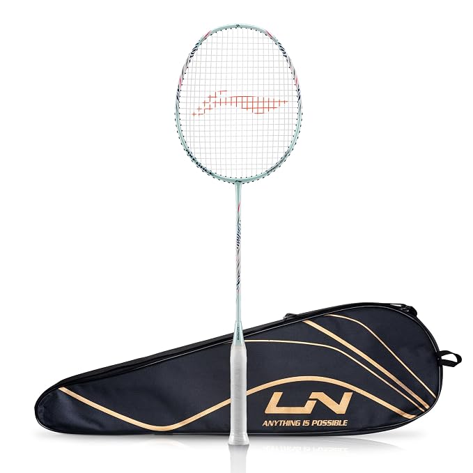Sports Galaxy - Online Sports Store in India - Sports Galaxy - Online Sports Store in India Li-Ning Axforce TIGER Badminton Racket Blue/Navy (4U/G6)