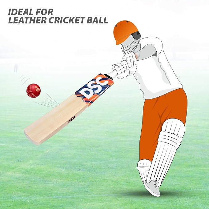 DSC Krunch 22 Kashmir Willow Cricket Bat - Sports Galaxy - Online Sports Store in India DSC Krunch 22 Kashmir Willow Cricket Bat - Image 3