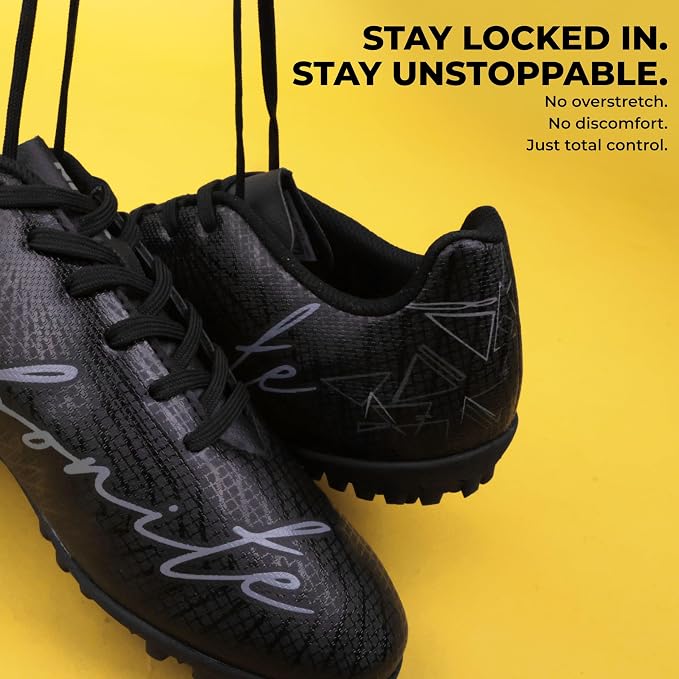Sports Galaxy - Online Sports Store in India - Sports Galaxy - Online Sports Store in India Nivia Carbonite 8.0 Turf Football Shoes (Black)