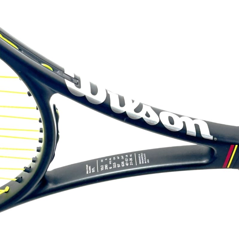 Used Wilson Pro Staff 97L Classic Tennis Racket - 290g with Paradigm Bending - Sports Galaxy - Online Sports Store in India Used Wilson Pro Staff 97L Classic Tennis Racket - 290g with Paradigm Bending - Image 7