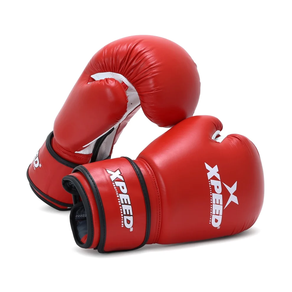 XPEED PU Training Boxing Gloves, 14OZ Red