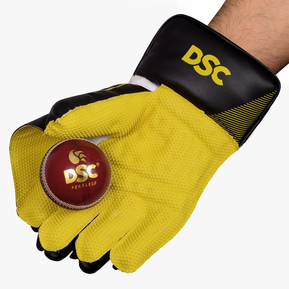 DSC Condor Ruffle Wicket Keeping Gloves - Sports Galaxy - Online Sports Store in India DSC Condor Ruffle Wicket Keeping Gloves - Image 5