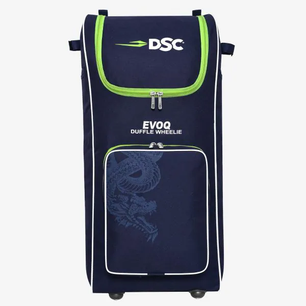 Buy Cricket Equipment Online India - Bats & Gear | Sports Galaxy - Sports Galaxy - Online Sports Store in India DSC EVOQ DUFFLE WHEELIE KITBAG