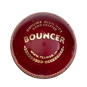 Sports Galaxy - Online Sports Store in India - Sports Galaxy - Online Sports Store in India SG Bouncer Leather Cricket Ball – Premium Quality Red Ball for Practice & Matches