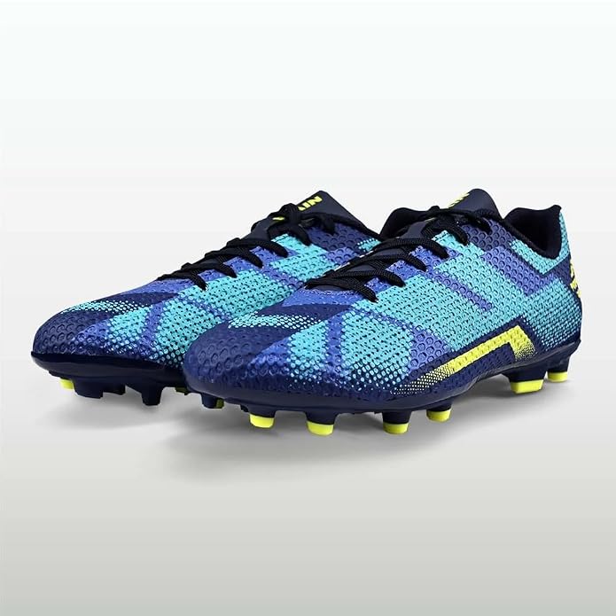 Sports Galaxy - Online Sports Store in India - Sports Galaxy - Online Sports Store in India Nivia Dagger Football Shoes (Navy Blue/Neon)