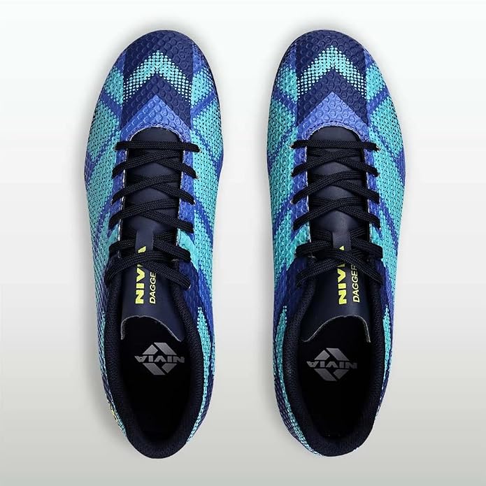 Nivia Dagger Football Shoes (Navy Blue/Neon) - Sports Galaxy - Online Sports Store in India Nivia Dagger Football Shoes (Navy Blue/Neon) - Image 3