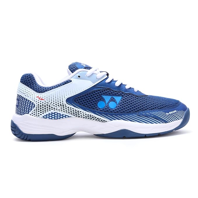 Yonex HY ULTRA I Badminton Shoes Dark Cobalt White Aquarius – Non Marking, Hexagrip - Sports Galaxy - Online Sports Store in India Yonex HY ULTRA I Badminton Shoes Dark Cobalt White Aquarius – Non Marking, Hexagrip - Image 3