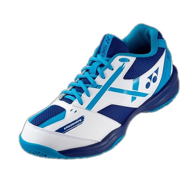 Yonex Power Cushion 39EX JR - White - Blue Badminton Shoes