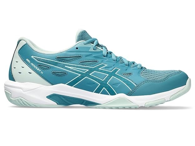 ASICS GEL ROCKET 11 BADMINTON SHOE - Blue Teal/Pale Mint