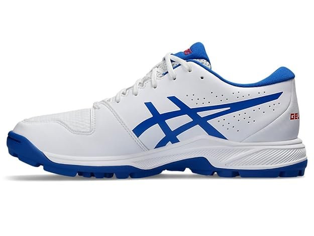 Asics Gel Peake 2 Cricket Shoes ( White / Tuna Blue)