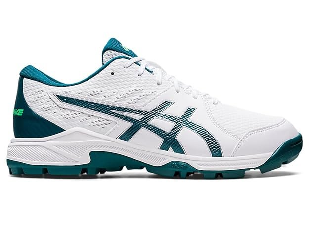 Asics Gel Peake 2 Cricket Shoes (White/Velvet Pine)