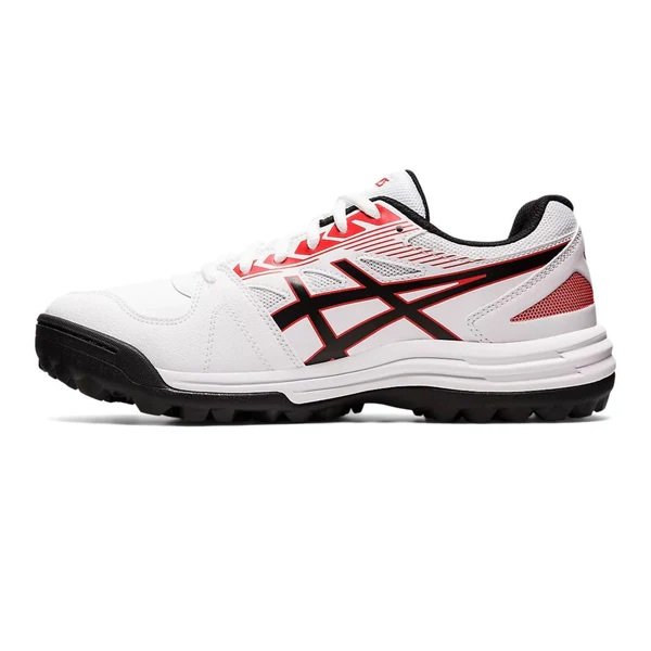 Asics Gel Lethal Field Cricket Shoes ( White / Classic Red)