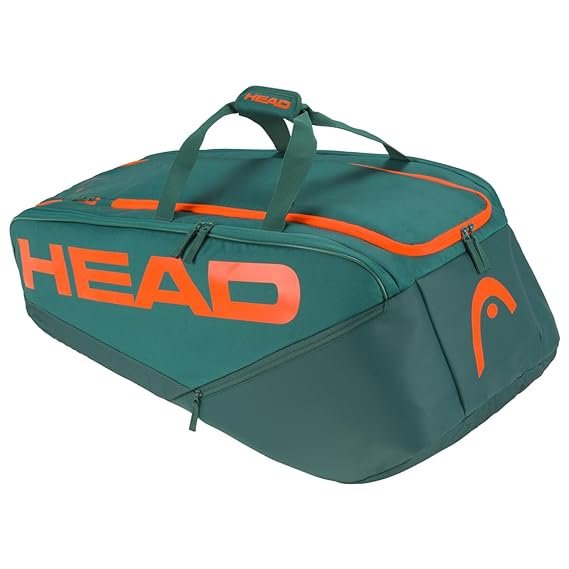 HEAD PRO 2023 M KIT BAG (DARK CYAN/FLUO ORANGE)