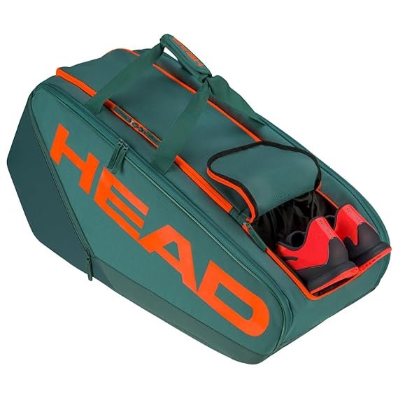 HEAD PRO 2023 M KIT BAG (DARK CYAN/FLUO ORANGE)