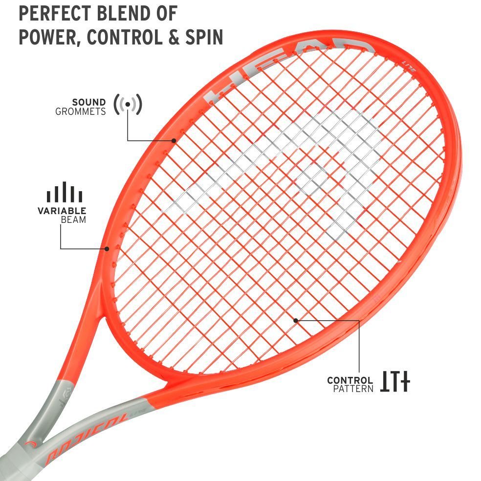 Head Radical Lite 2021 Tennis Racket (260 gm) + Free String Worth Rs 1000