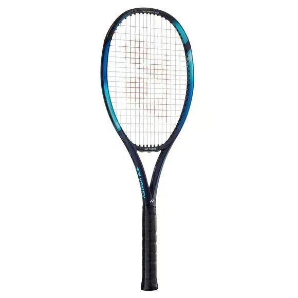 YONEX EZONE 100 TENNIS RACQUET (300G, SKY BLUE)  + FREE STRING WORTH RS 1000