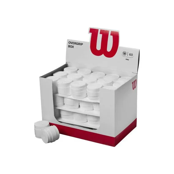 Wilson Pro Perforated Overgrip (Pack of 3, White)