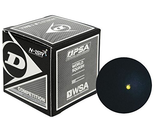 Dunlop Competition Yellow Single Dot Squash Ball