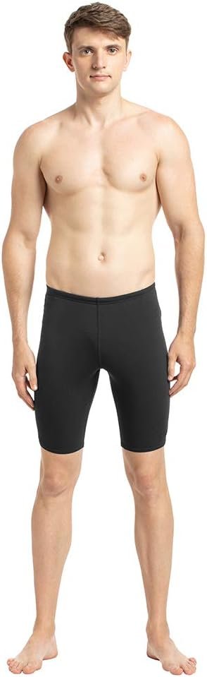 Speedo Men's Jammer Solid Black - Mens